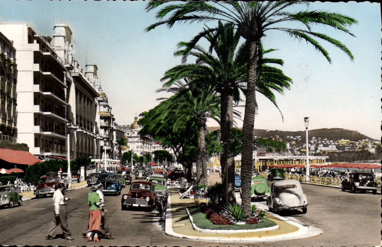 CPA Nice La promenade des anglais
