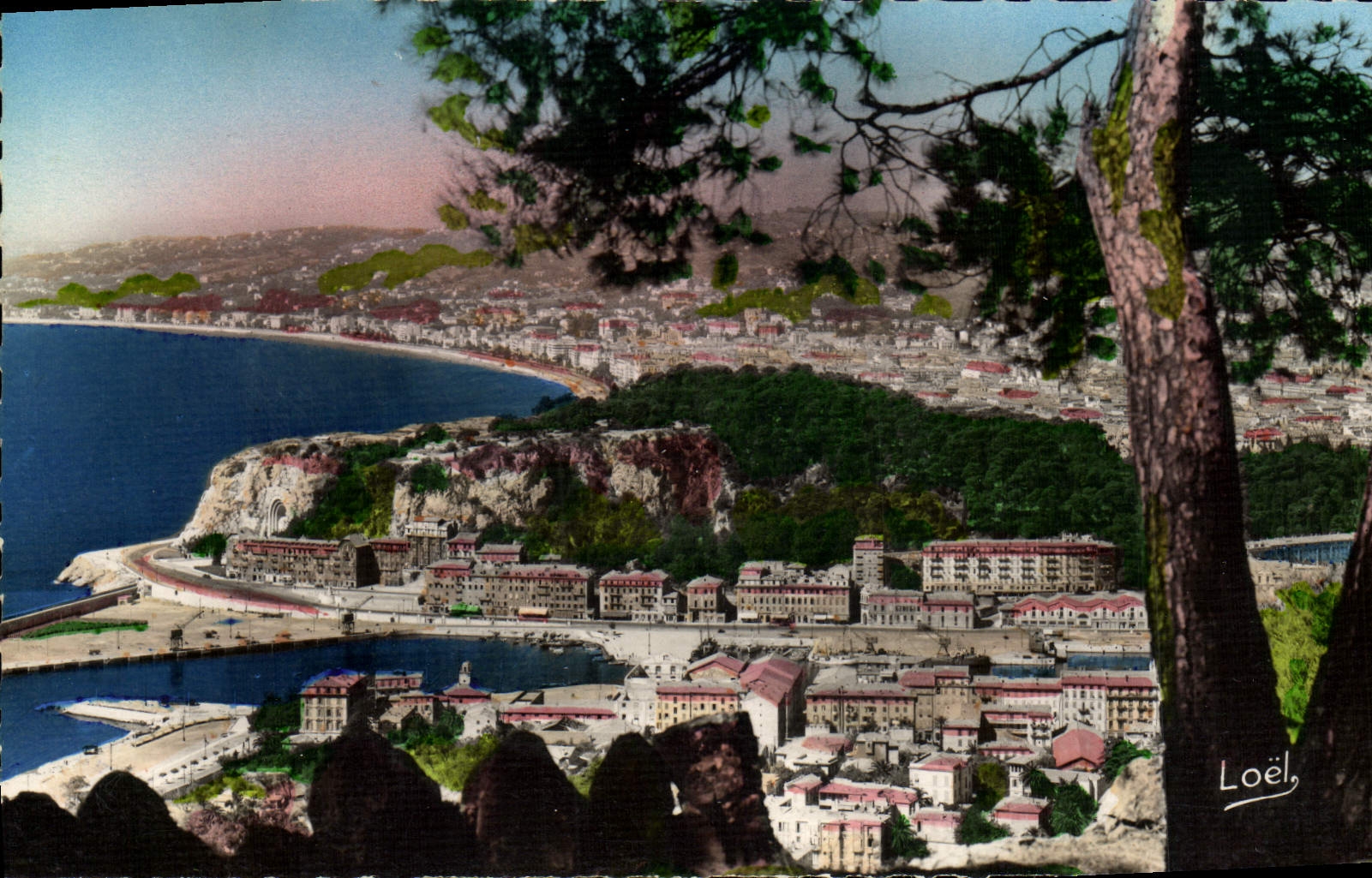 CPA Nice Vue Prise Du Mont Boron