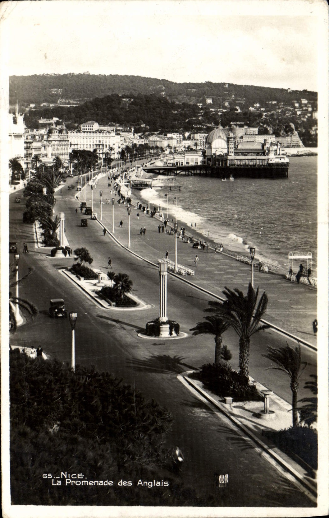 CPA Nice La Promenade Des Anglais 