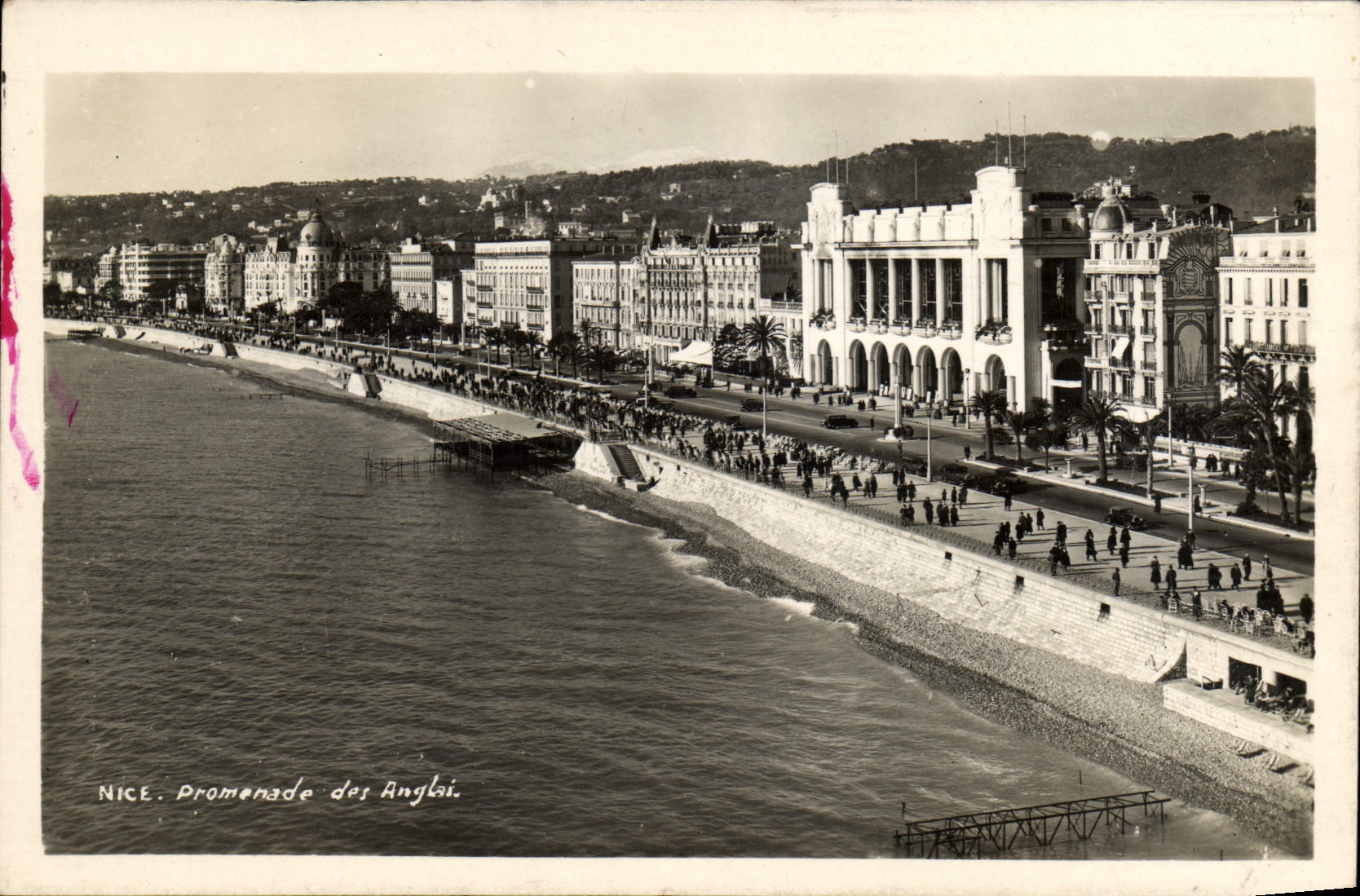 CPA Nice Promenade Des Anglais