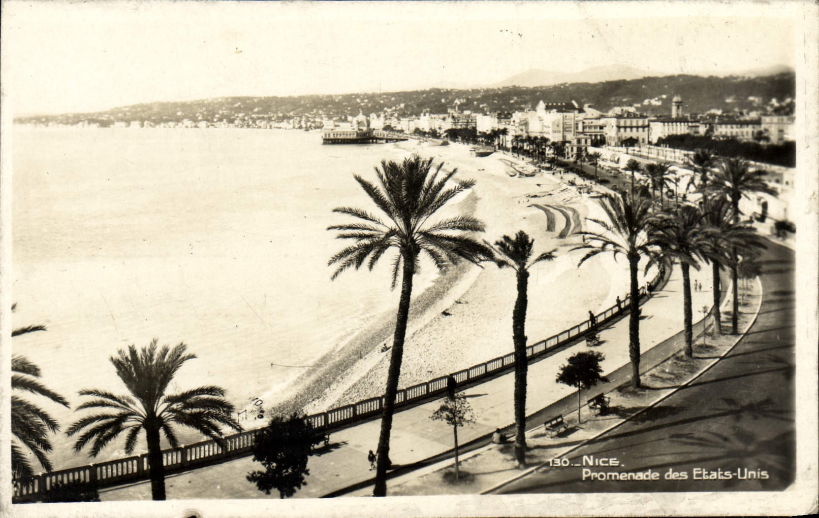 CPA Nice Promenade des Etats Lins