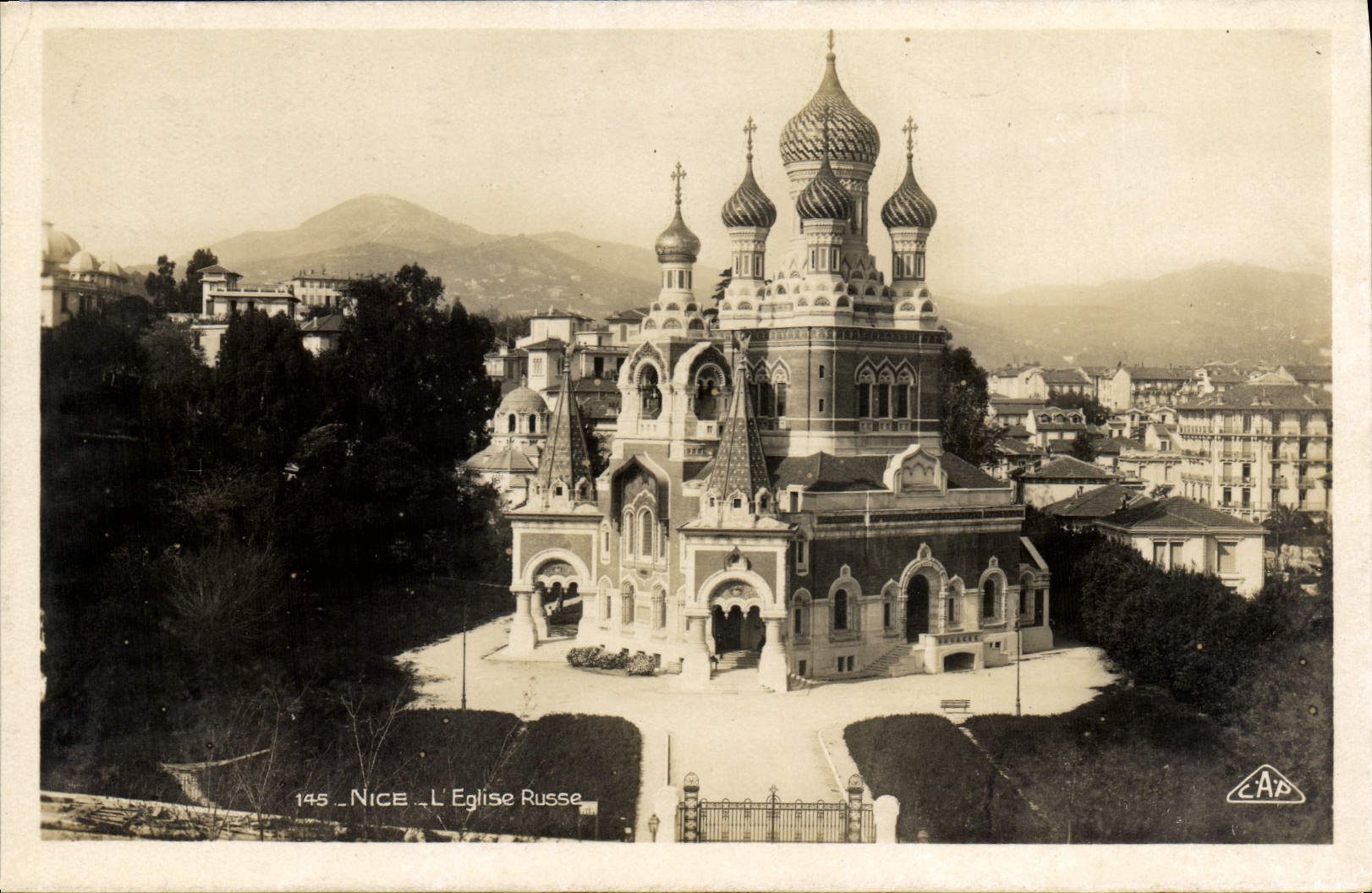 CPA Nice L'Eglise Russe Russie Russia