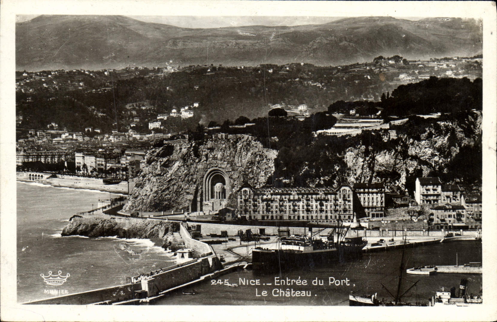 Niza entrada POSTAL de la VENDIMIA del puerto el castillo