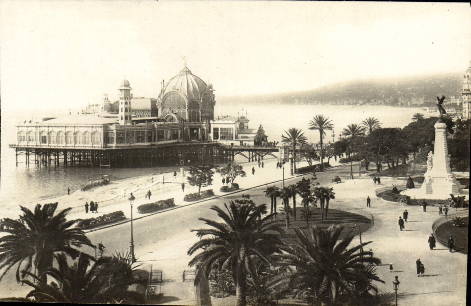 CPA Nice Le Jardin Public et le Palais De la Jetee