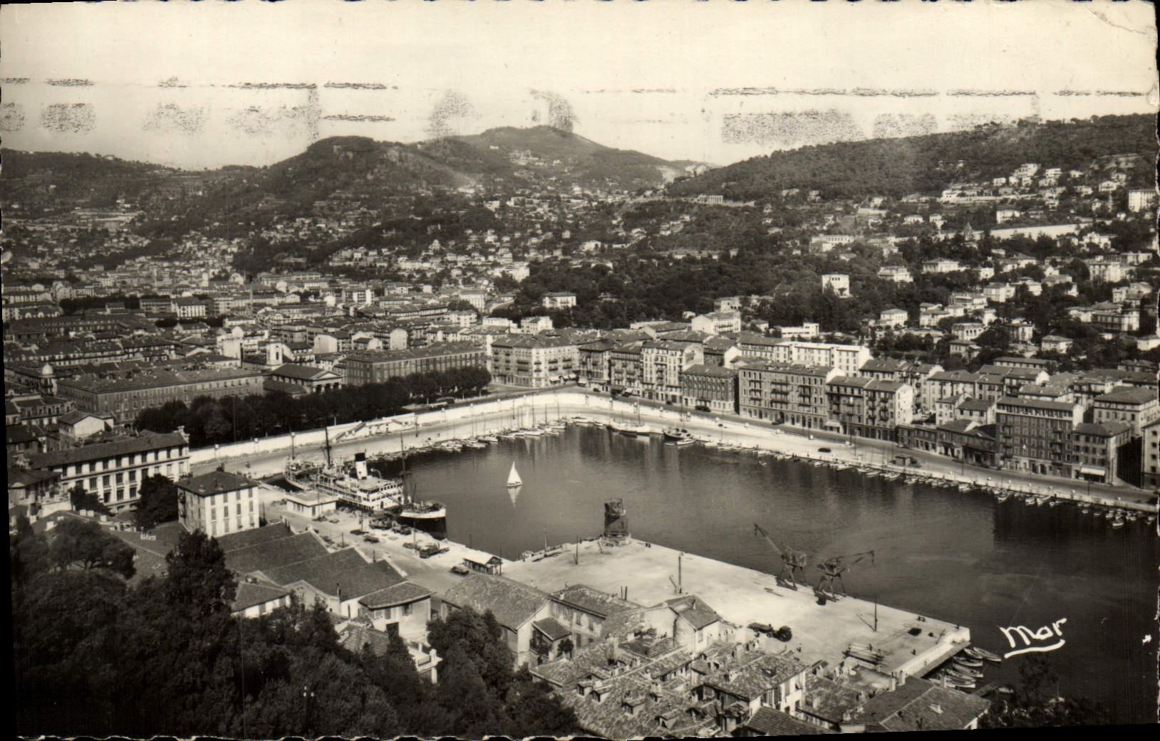 CPA Nice Le port Bateau