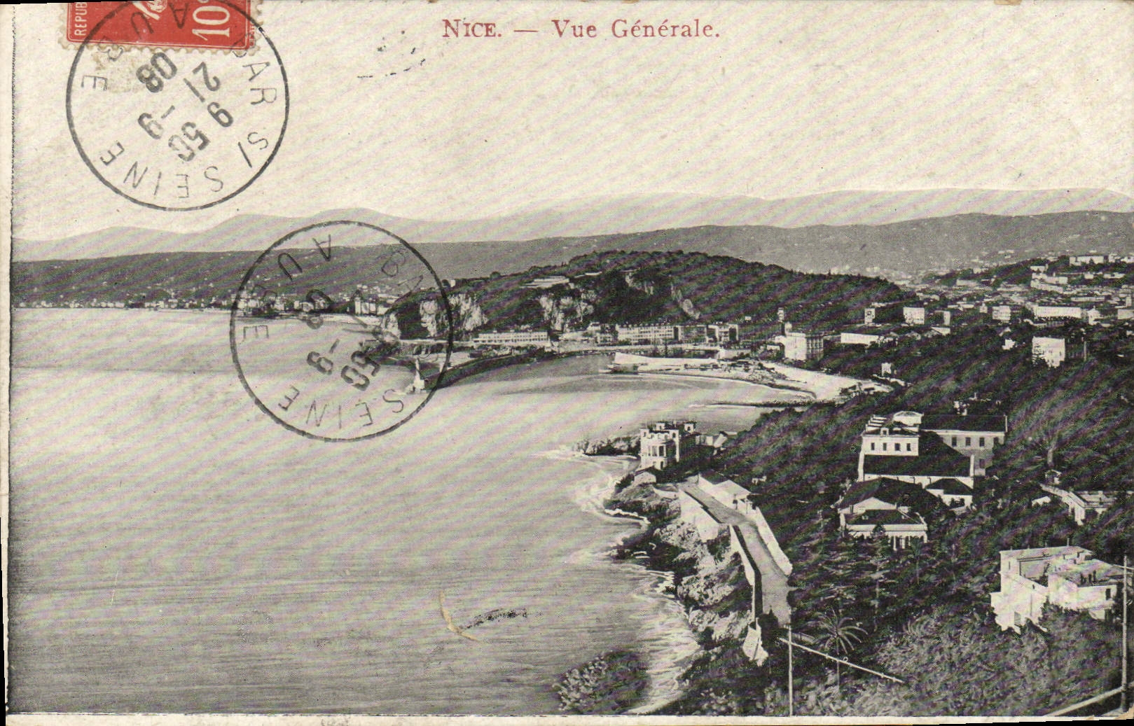 CPA Nice Vue Generale