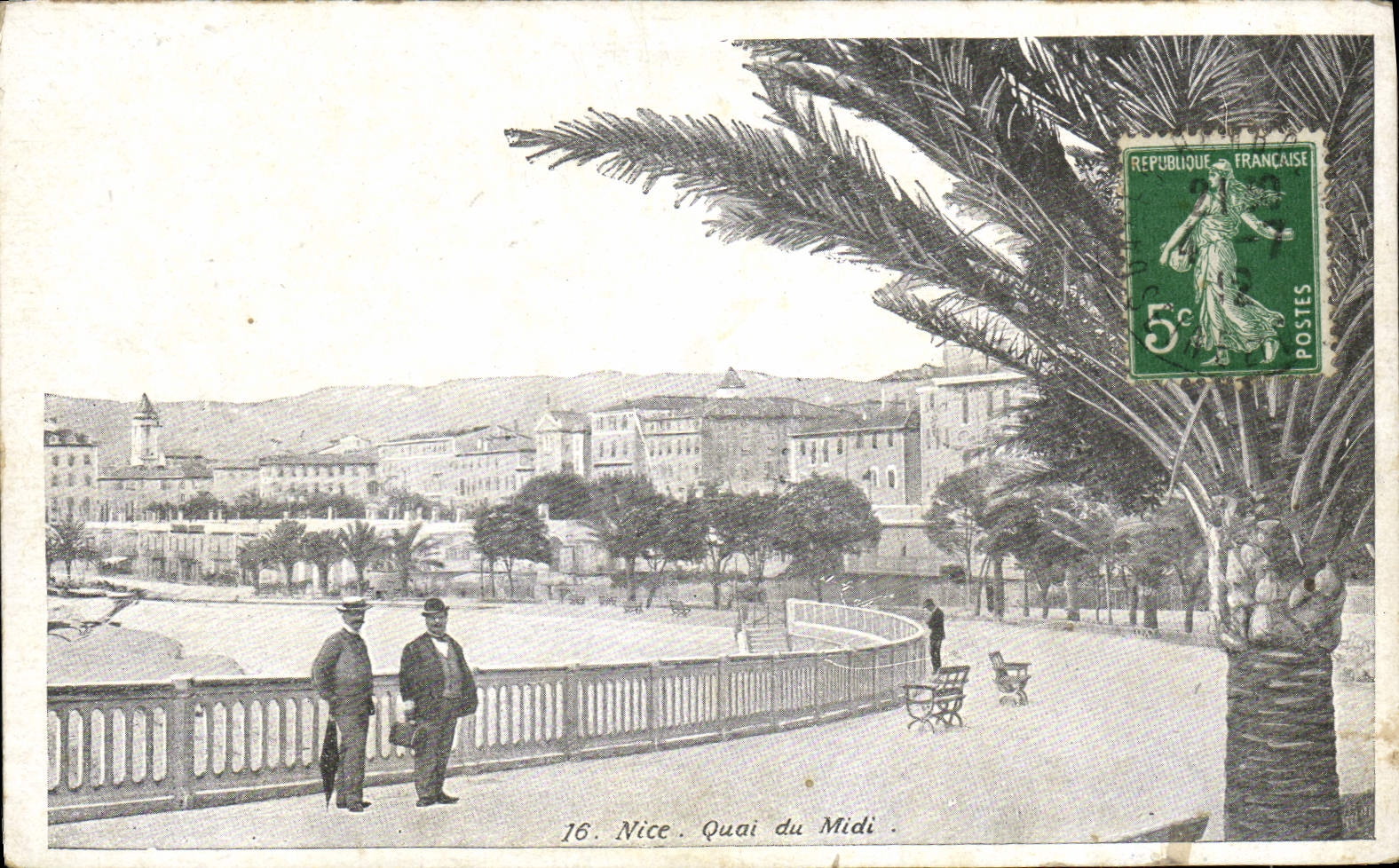 CPA Nice Quai du Midi