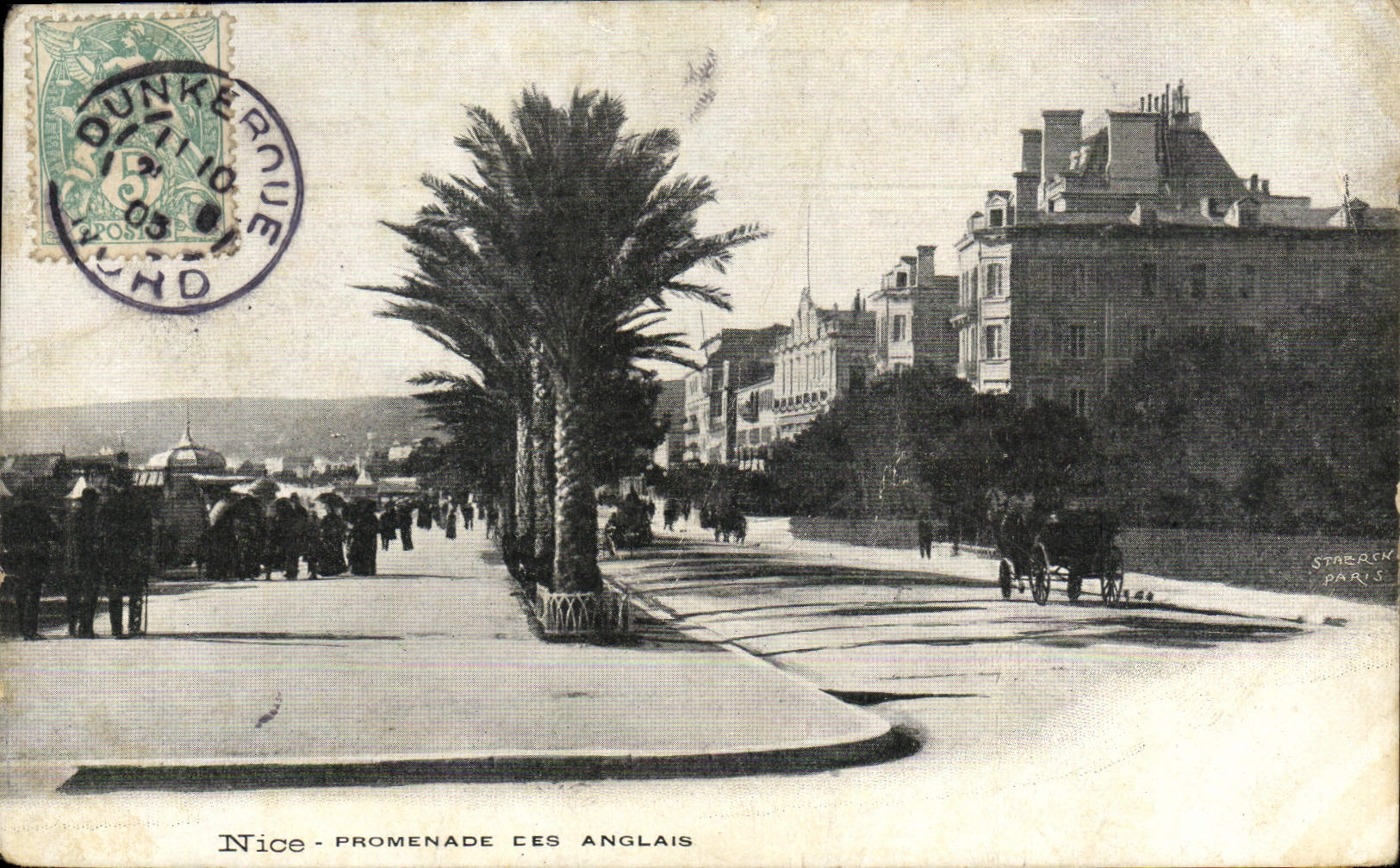 CPA Nice Promenade Les Anglais