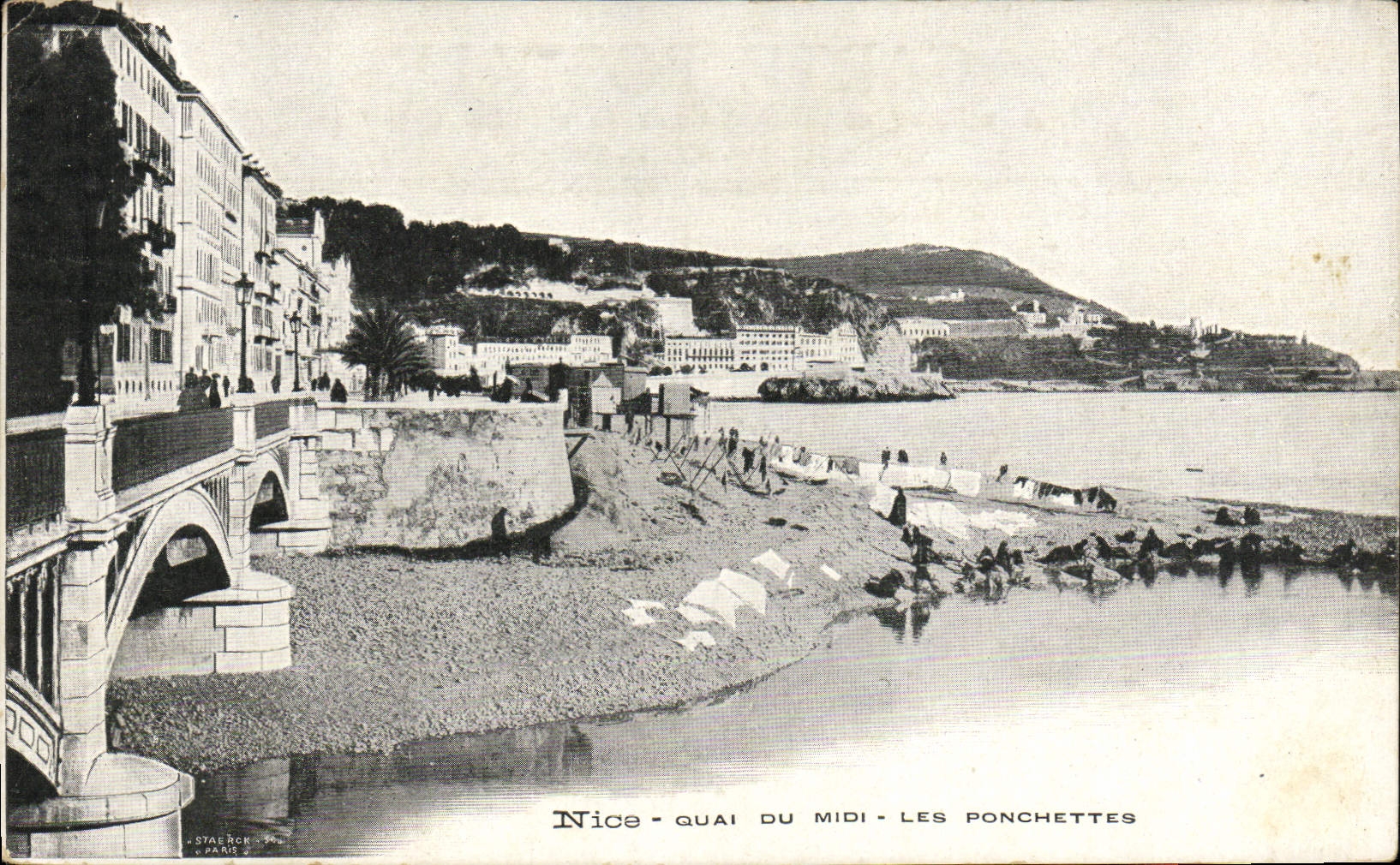 CPA Nice Quai Du Midi Les Ponchettes