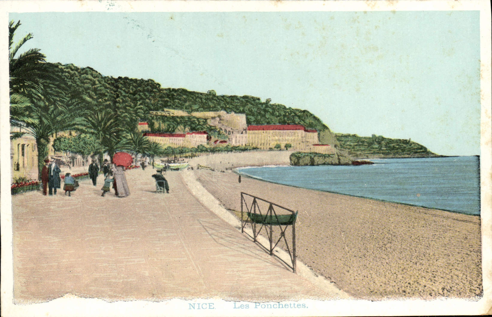 VINTAGE POSTCARD Nice Poncheltes