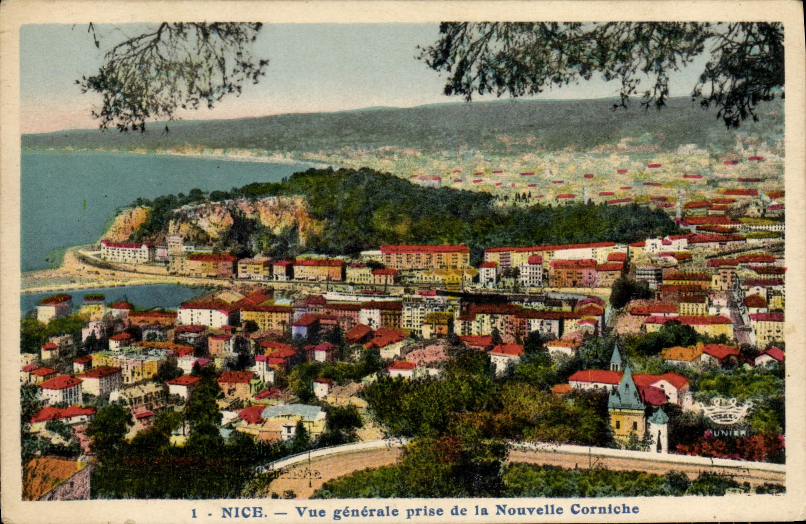 CPA Nice Vue Generale Prise de la Nouvelle Corniche