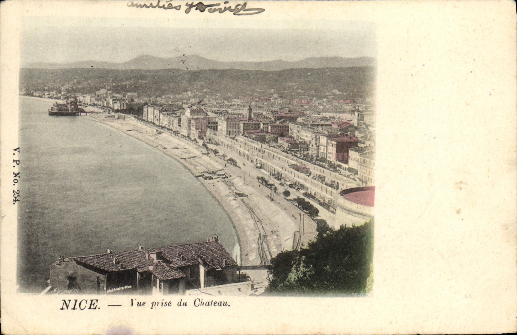 CPA Nice Vue Prise Du Chateau