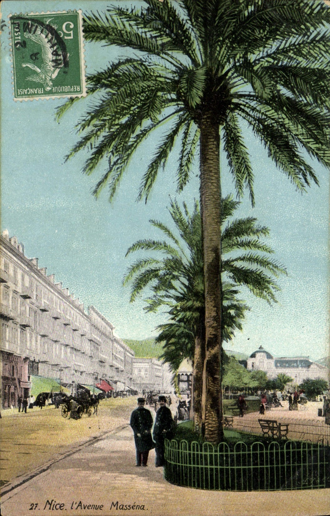 CPA Nice L'Avenue Massena