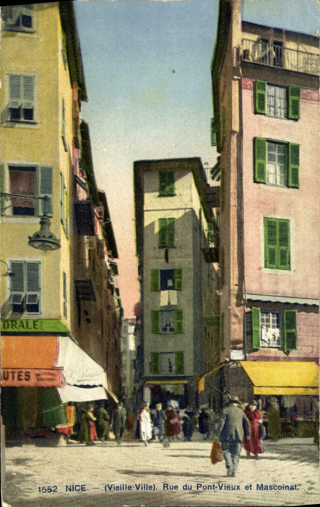 CPA Nice Rue du Pont Vieux et Mascoinat