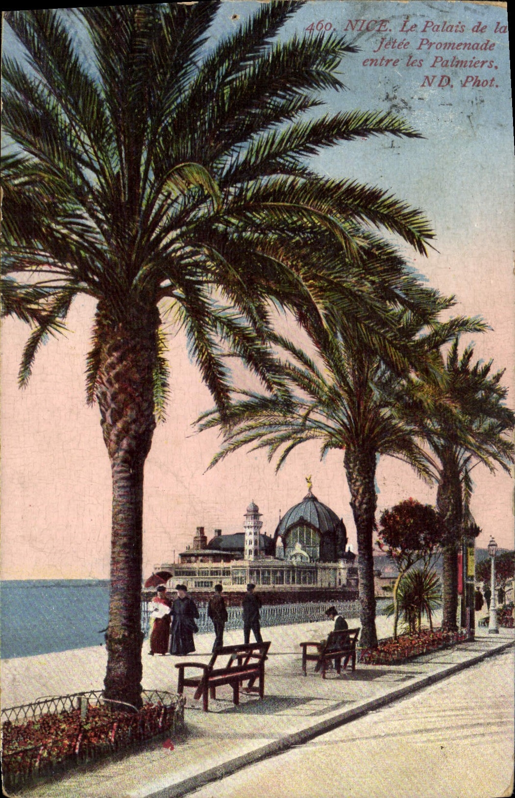 CPA Nice Le Palais de la Jetee Promenade