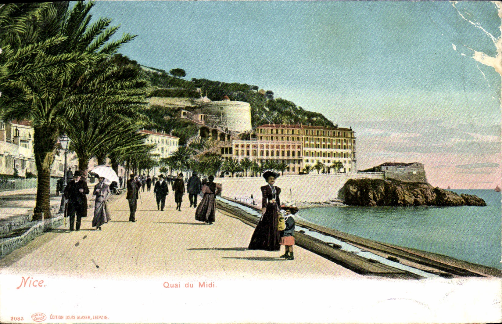 CPA Nice Quai du Midi