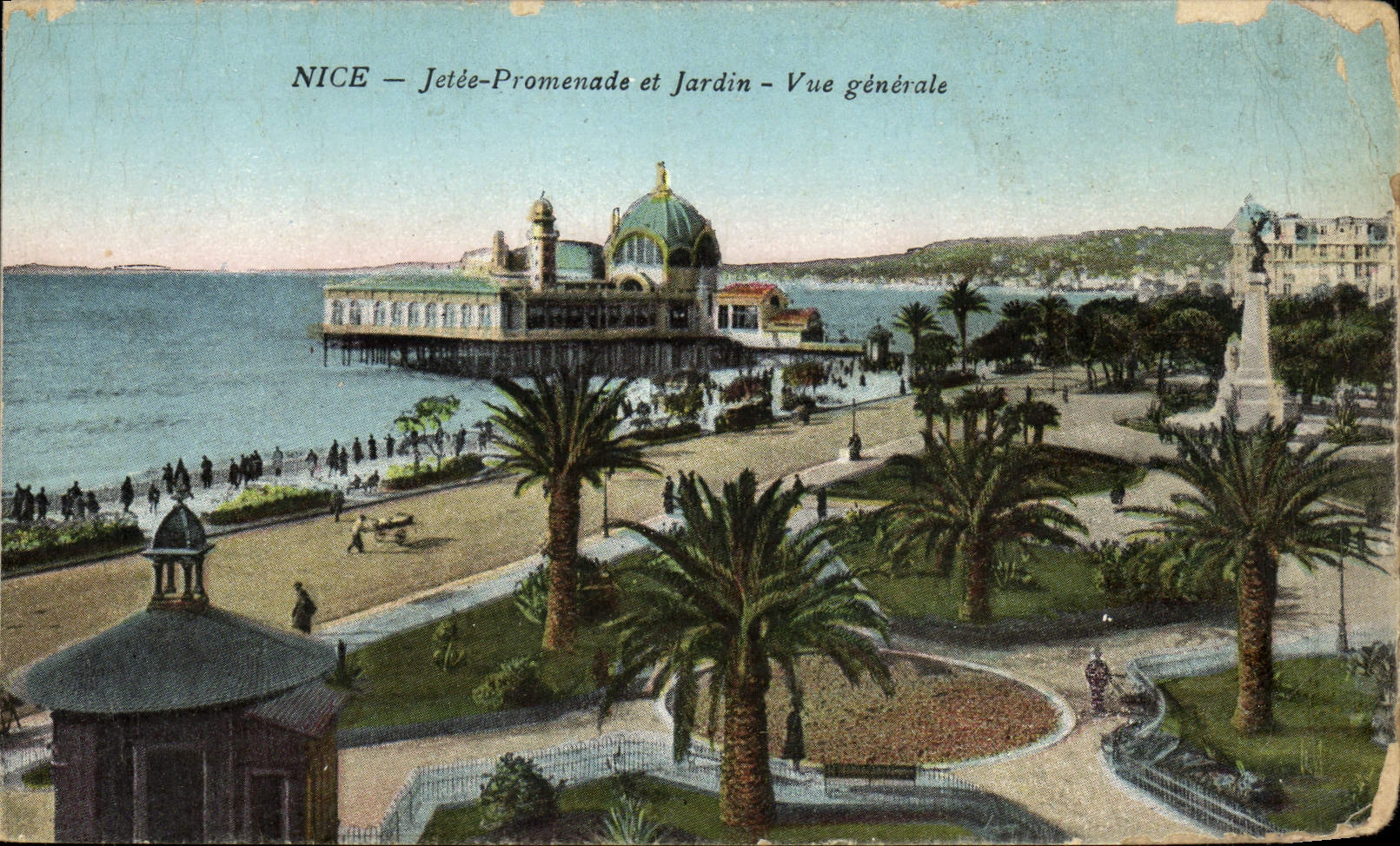 CPA Nice Jetee Promenade et Jardin Vue Generale