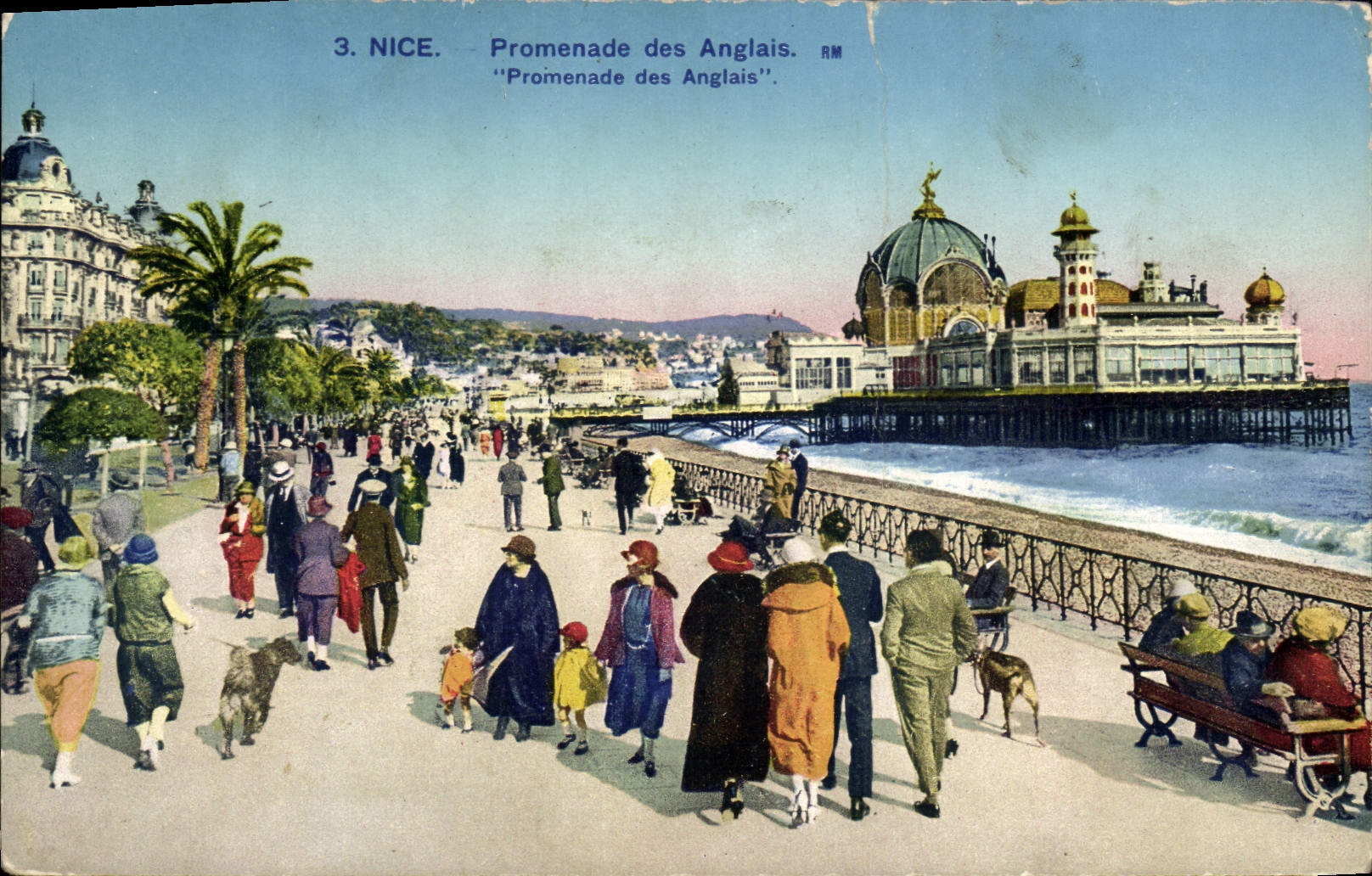 CPA Nice Promenade Des Anglais