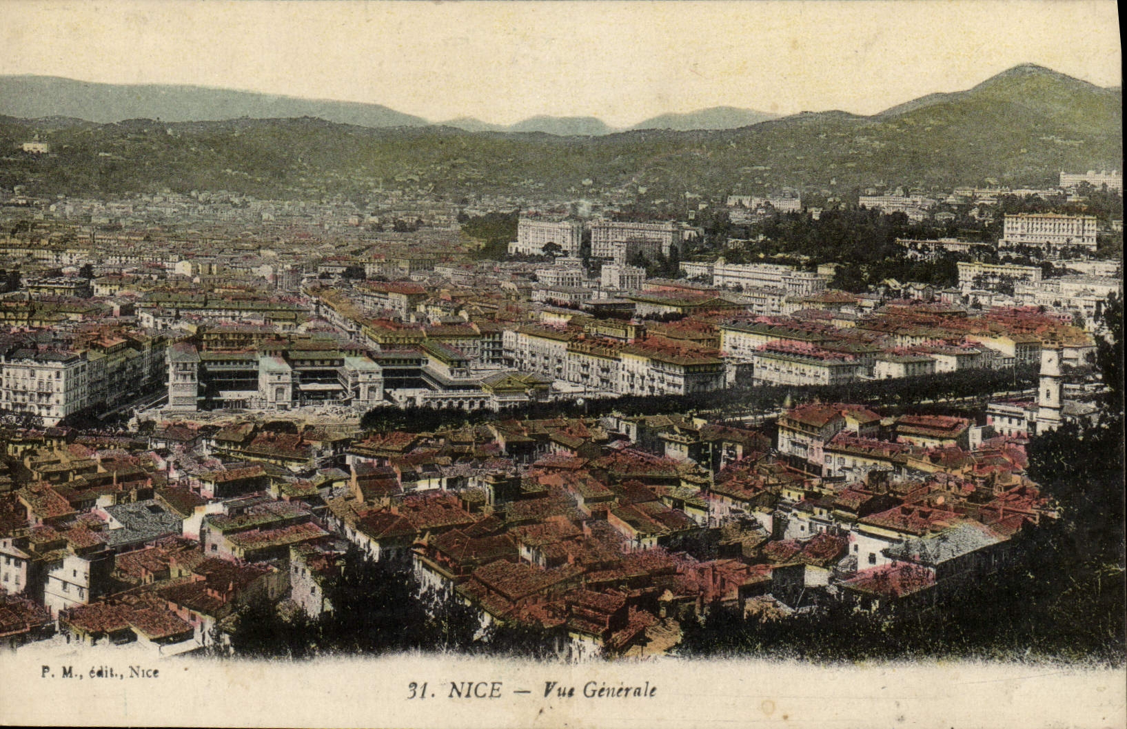 CPA Nice Vue Generale