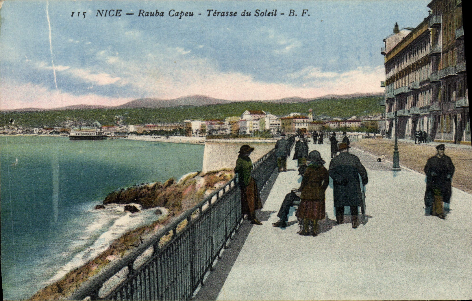 CPA Nice Rauba Capeu Terasse du Soleil