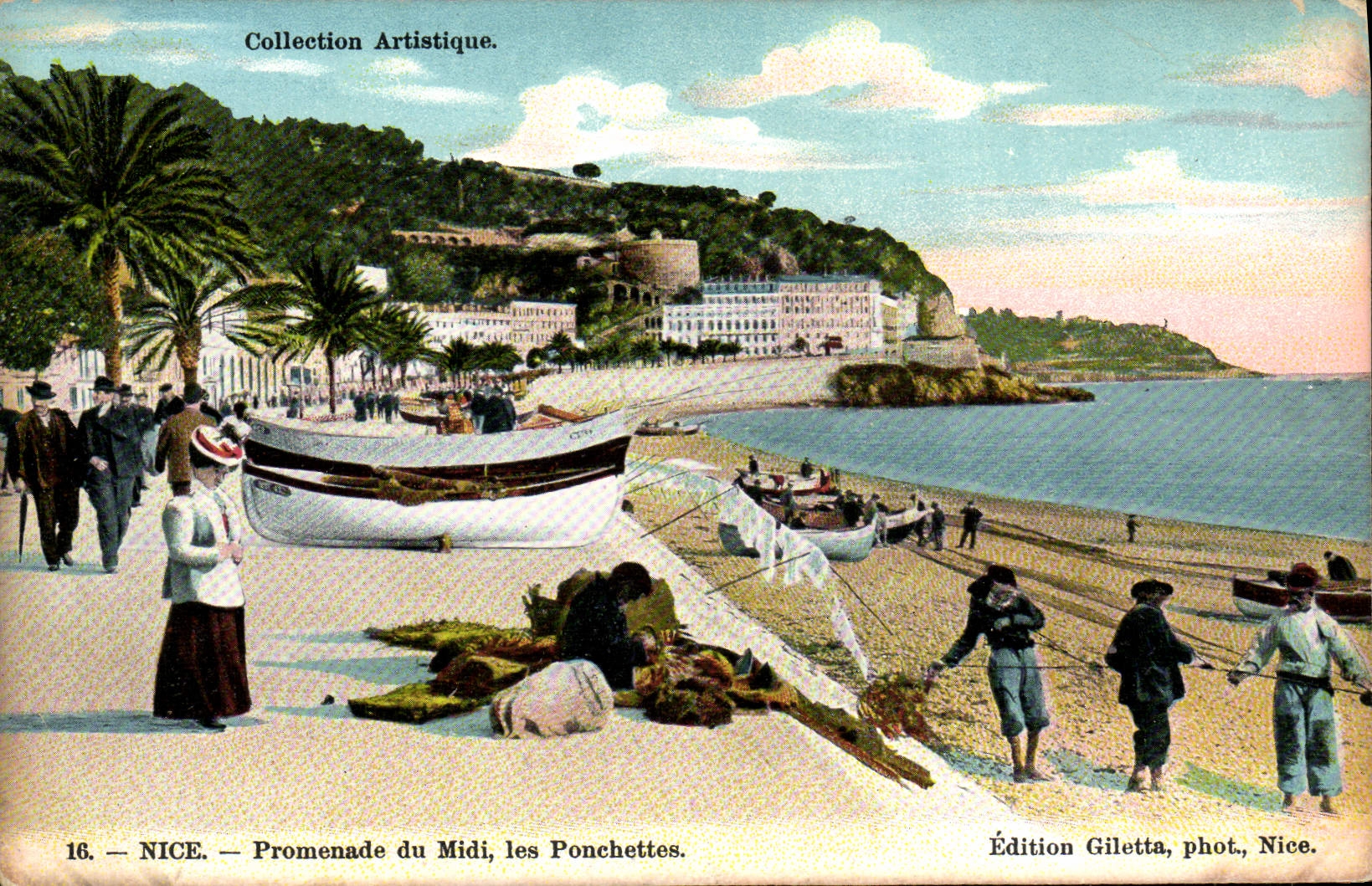 CPA Nice Promenade du Midi Les Ponchettes