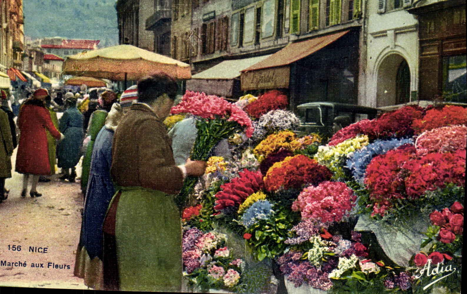 CPA Nice Marche Aux Fleurs