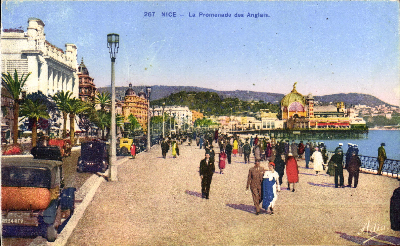 CPA Nice La Promenade Des Anglais