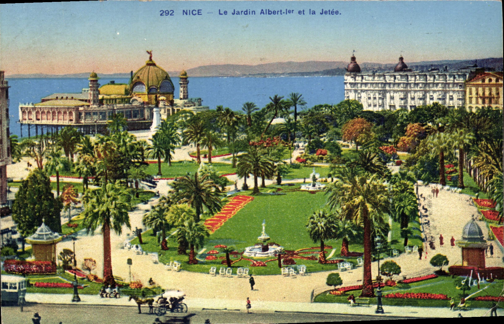 CPA Nice Le Jardin Albert 1er et la Jetee