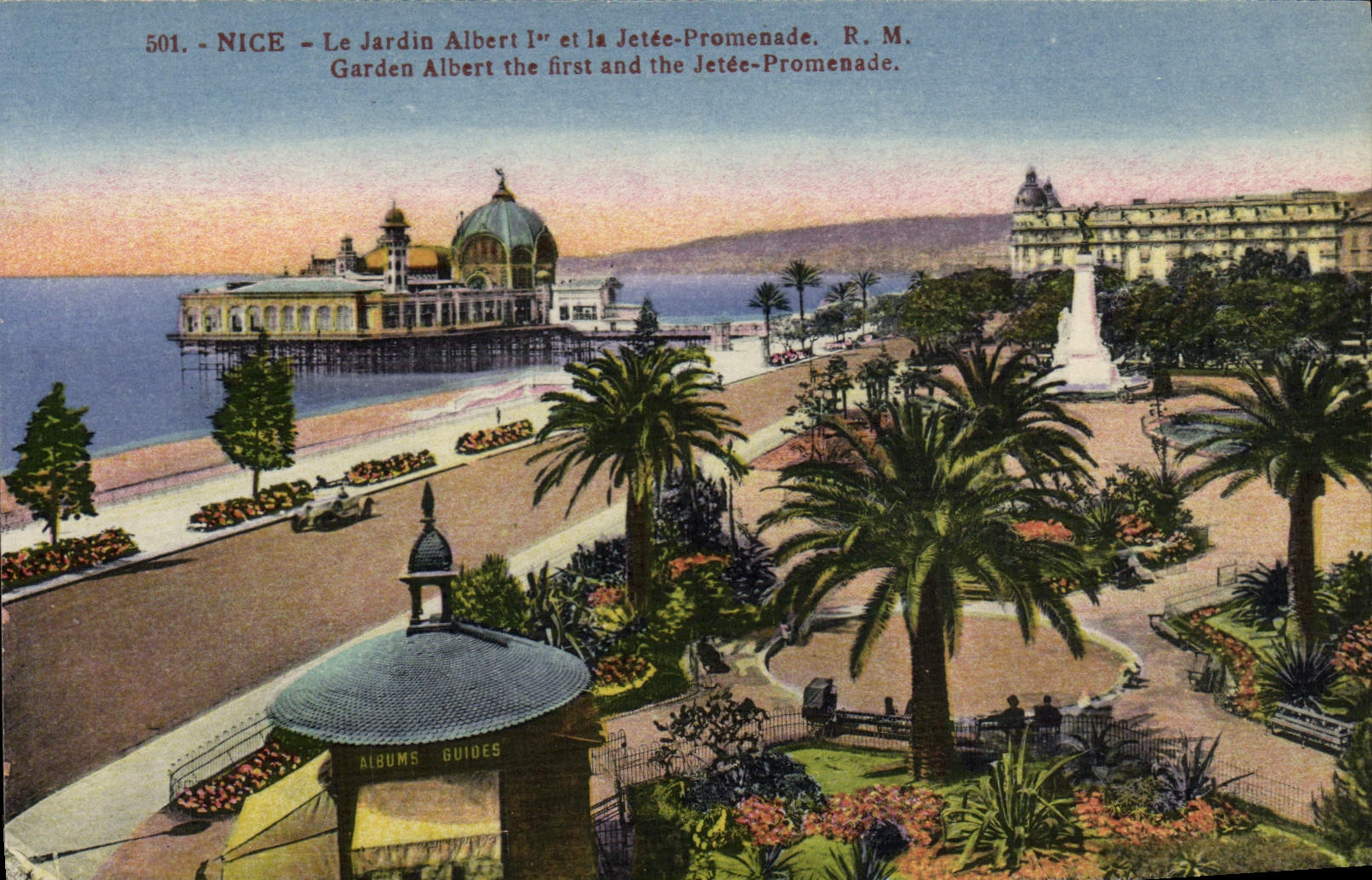 CPA Nice Le Jardin Albert 1er et la Jetee Promenade 