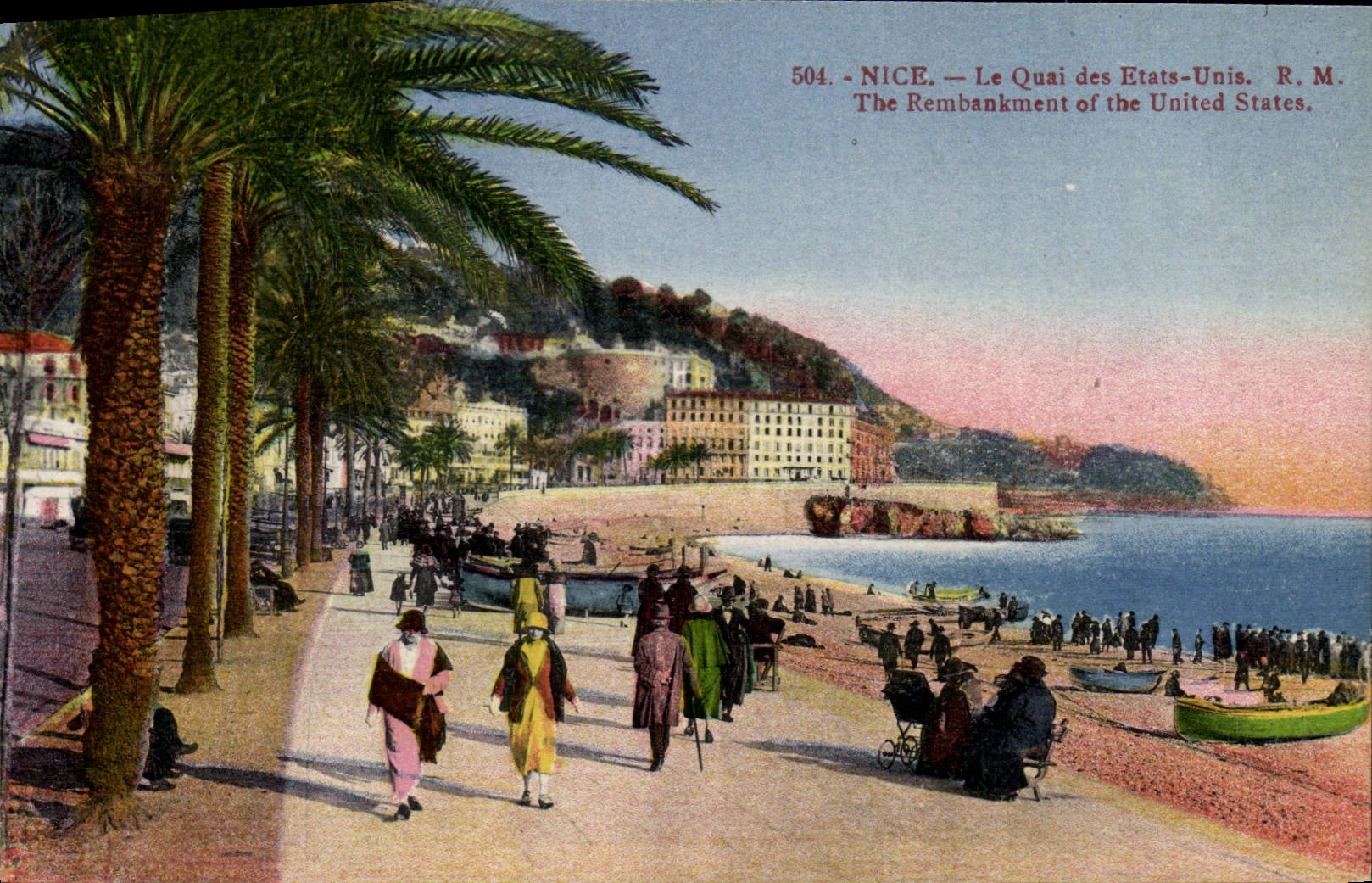 CPA Nice Le Quai des Etats Unis 