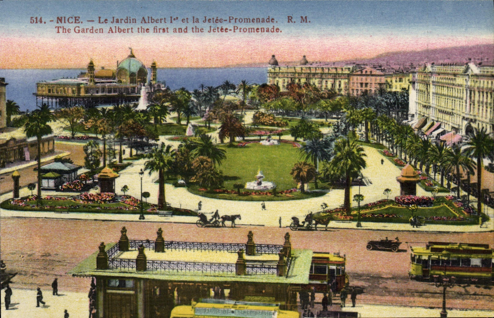 CPA Nice Le Jardin Albert 1er et la Jetee Promenade