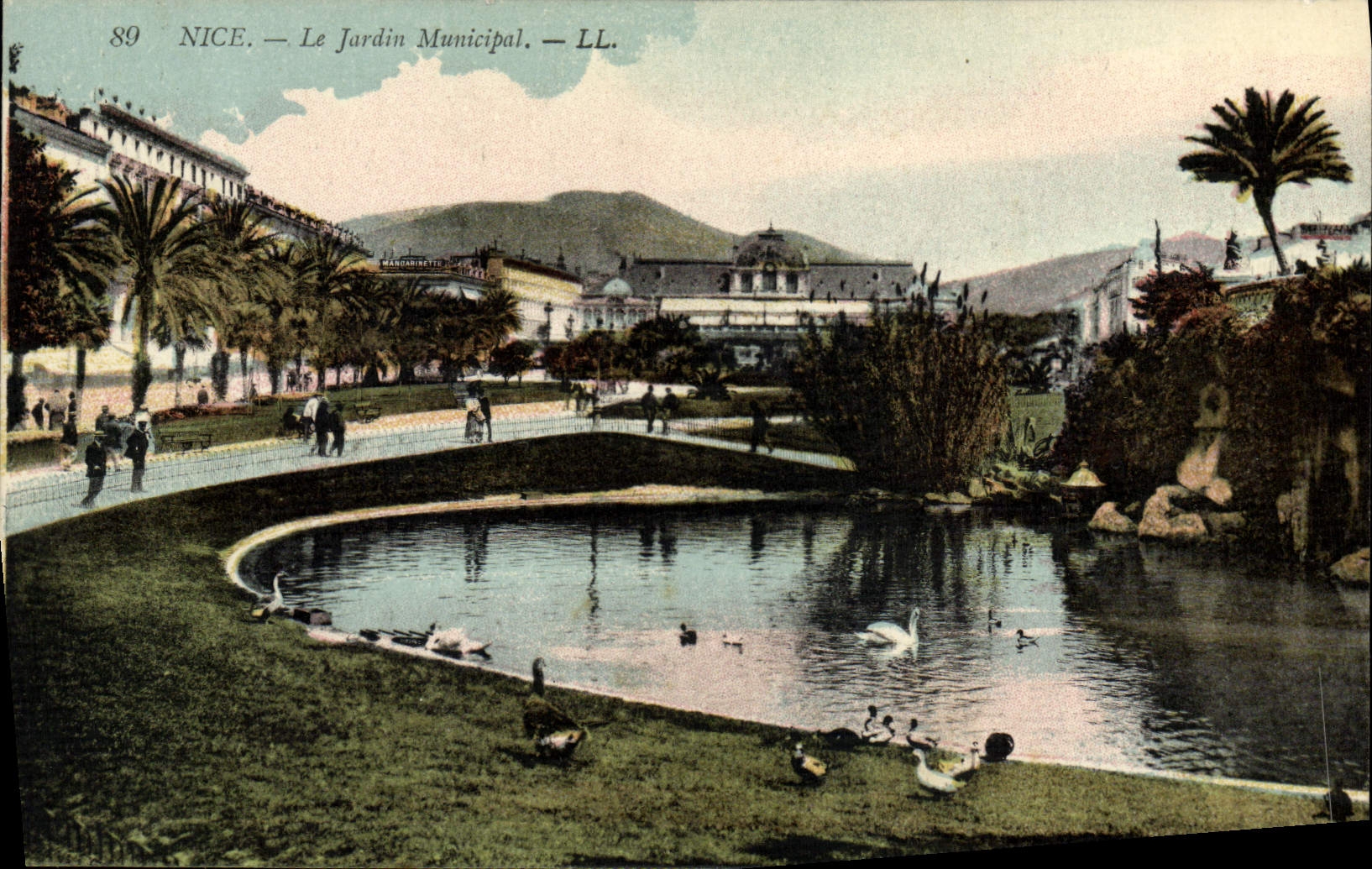 CPA Nice Le Jardin Municipal