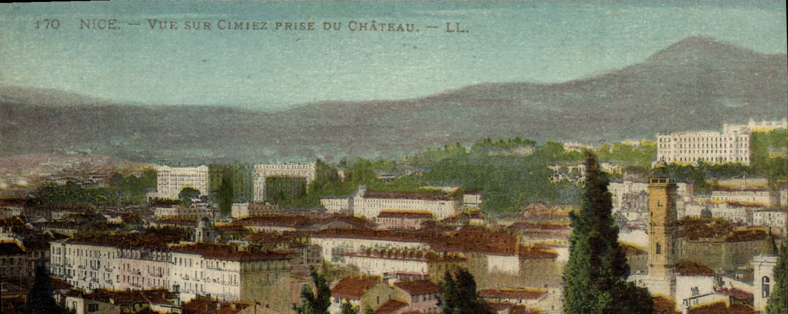 CPA Nice Vue Sur Clmier Prise Du Chateau