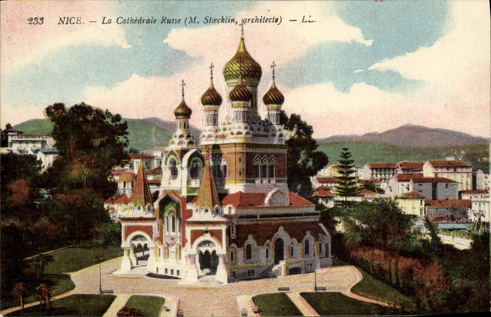 CPA Nice La Cathedrale Russe Russie russia