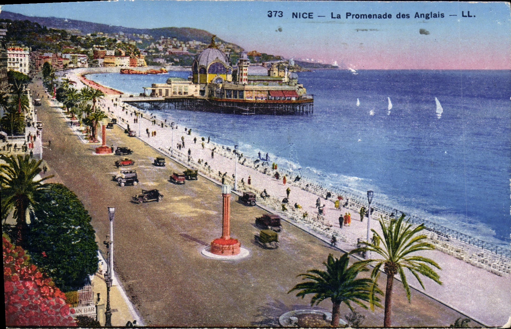 CPA Nice La Promenade Des Anglais