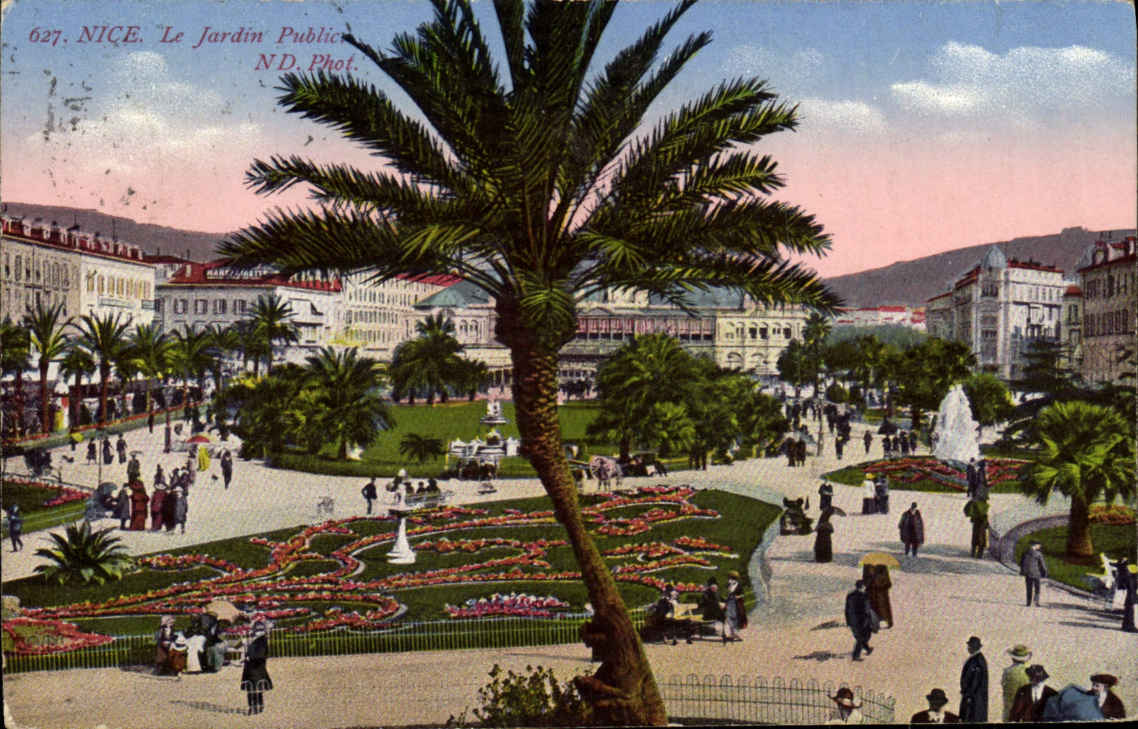 CPA Nice Le Jardin Public