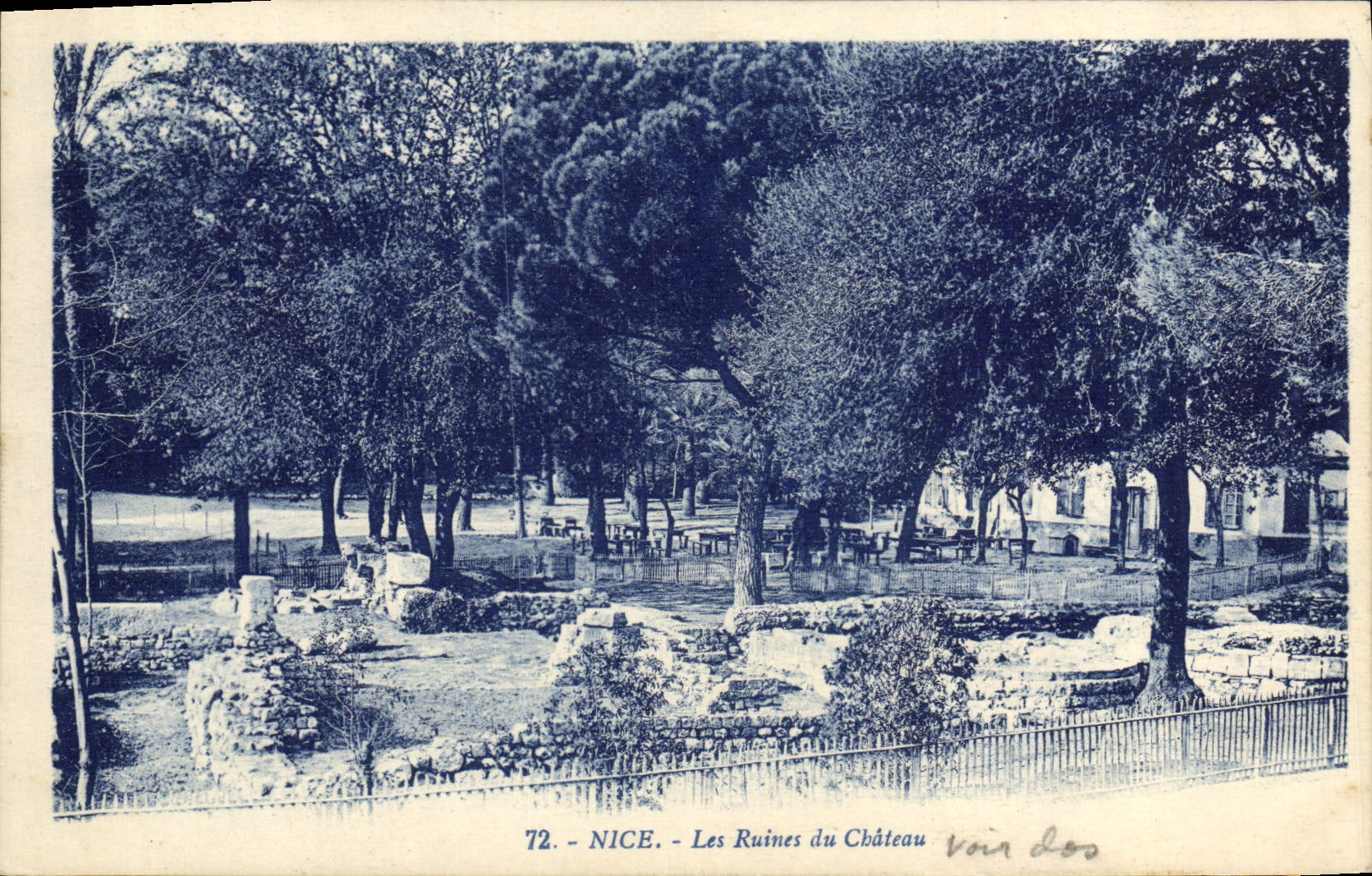 CPA Nice Les Ruines du Chateau