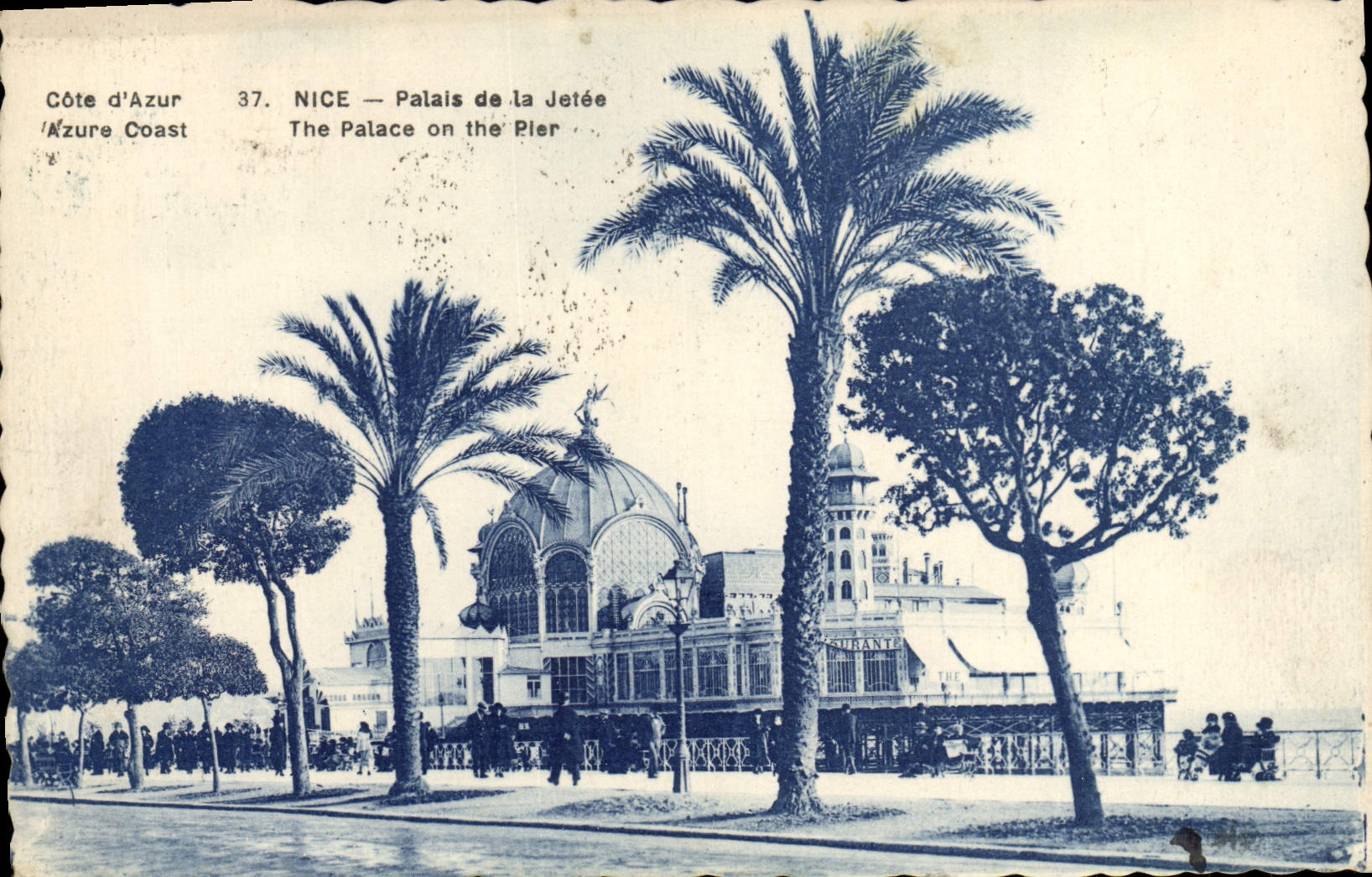 CPA Nice Palais de la Jetee 