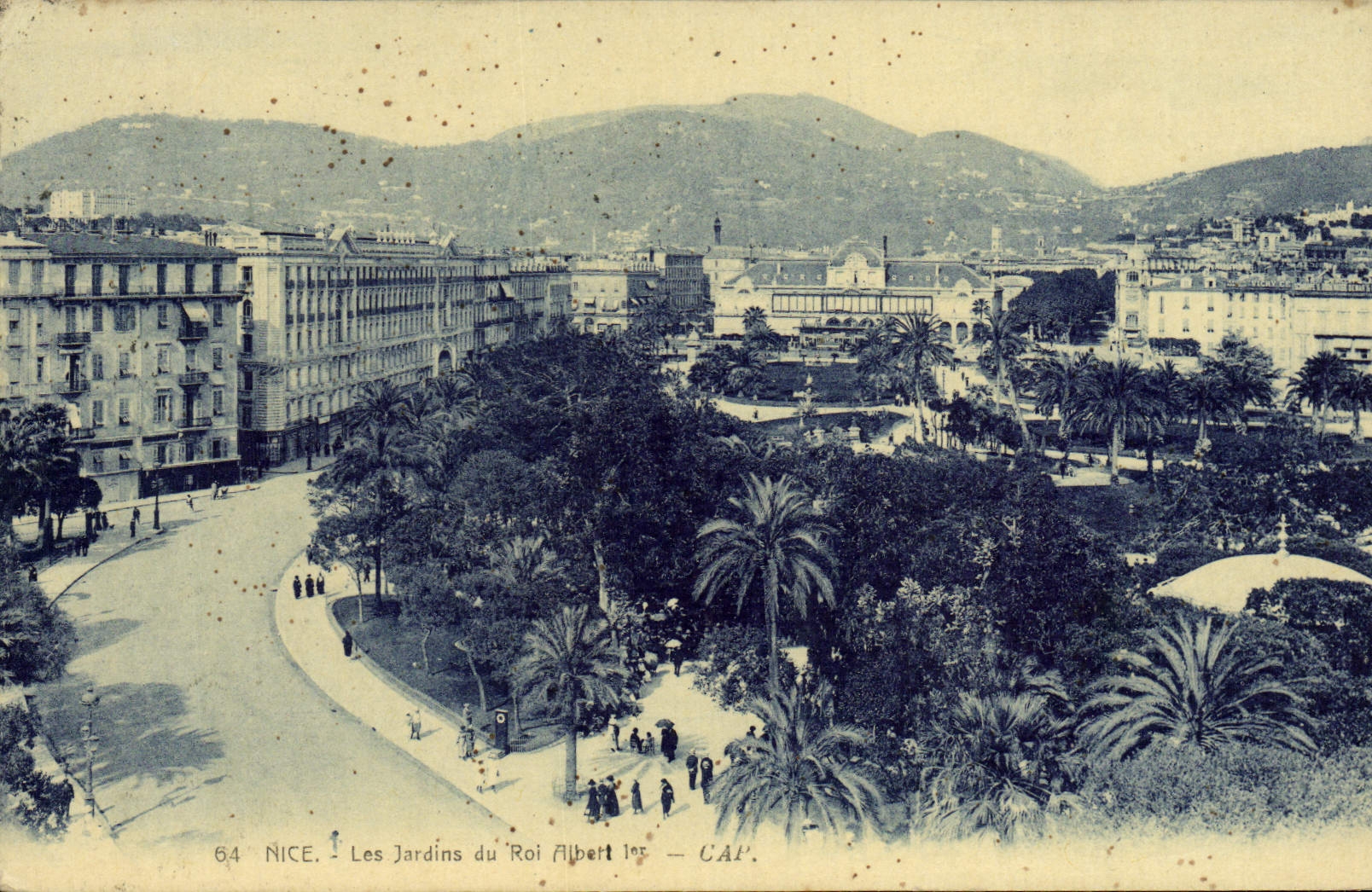 CPA Nice Les Jardins du Roi Albert 1er