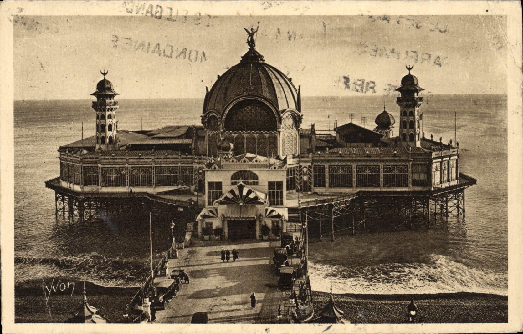 CPA Nice Palais de la Jetee