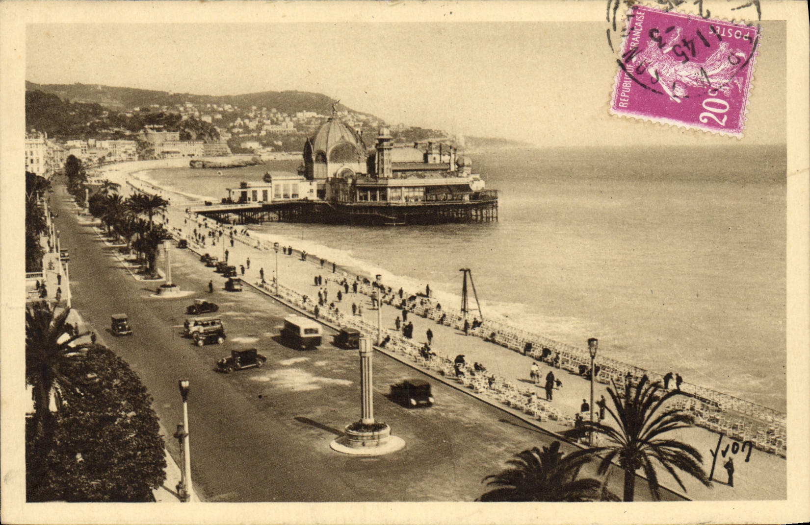 CPA Nice Promenade des Anglais et Casino de la Jetee