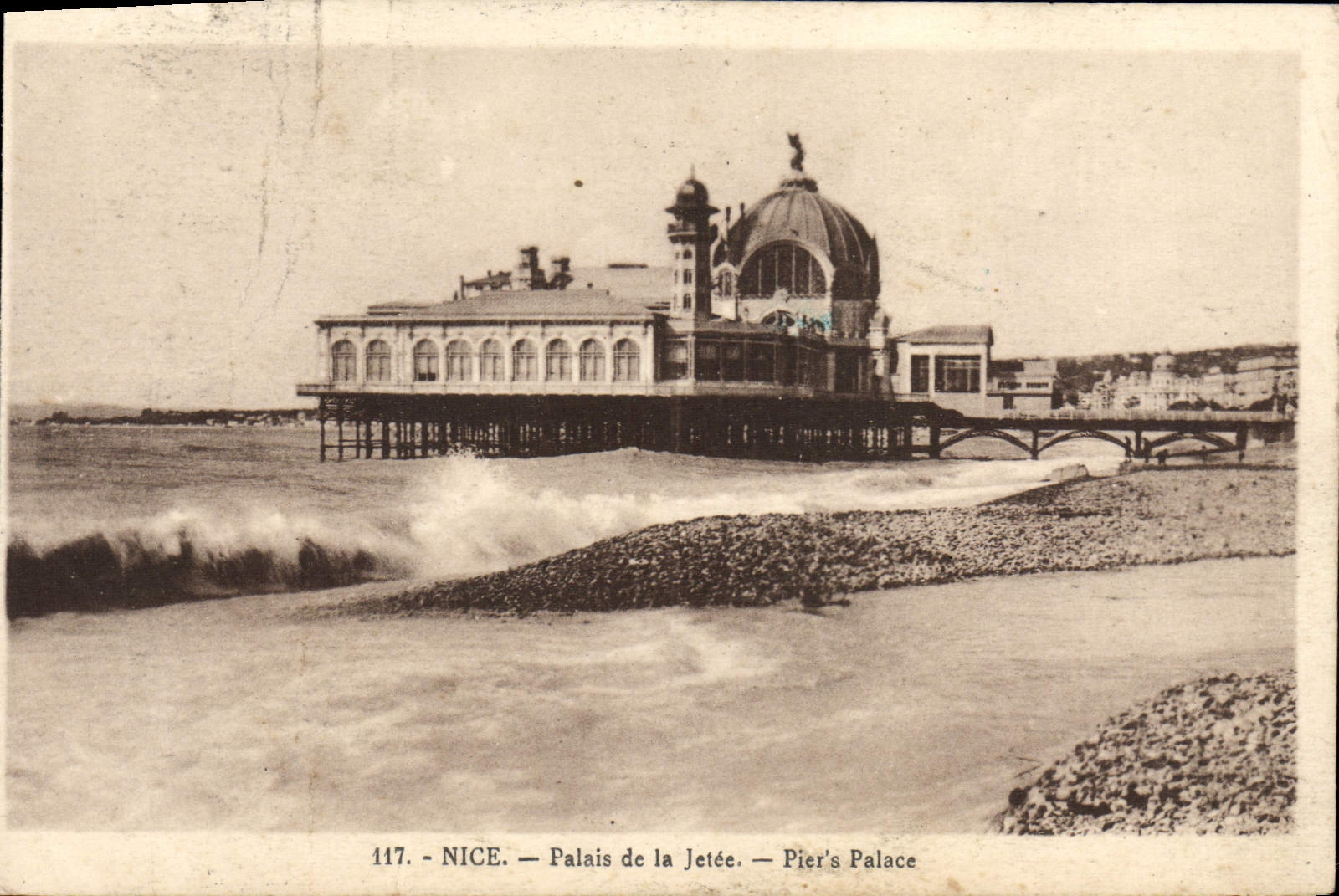 CPA Nice Palais de la Jetee 