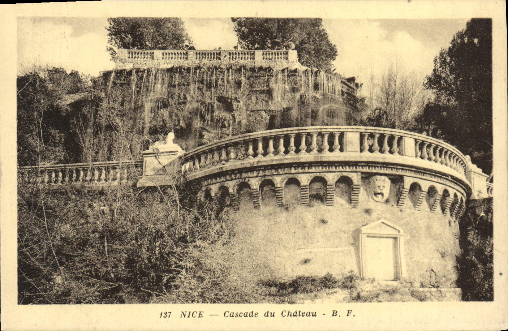 CPA Nice Cascade du Chateau