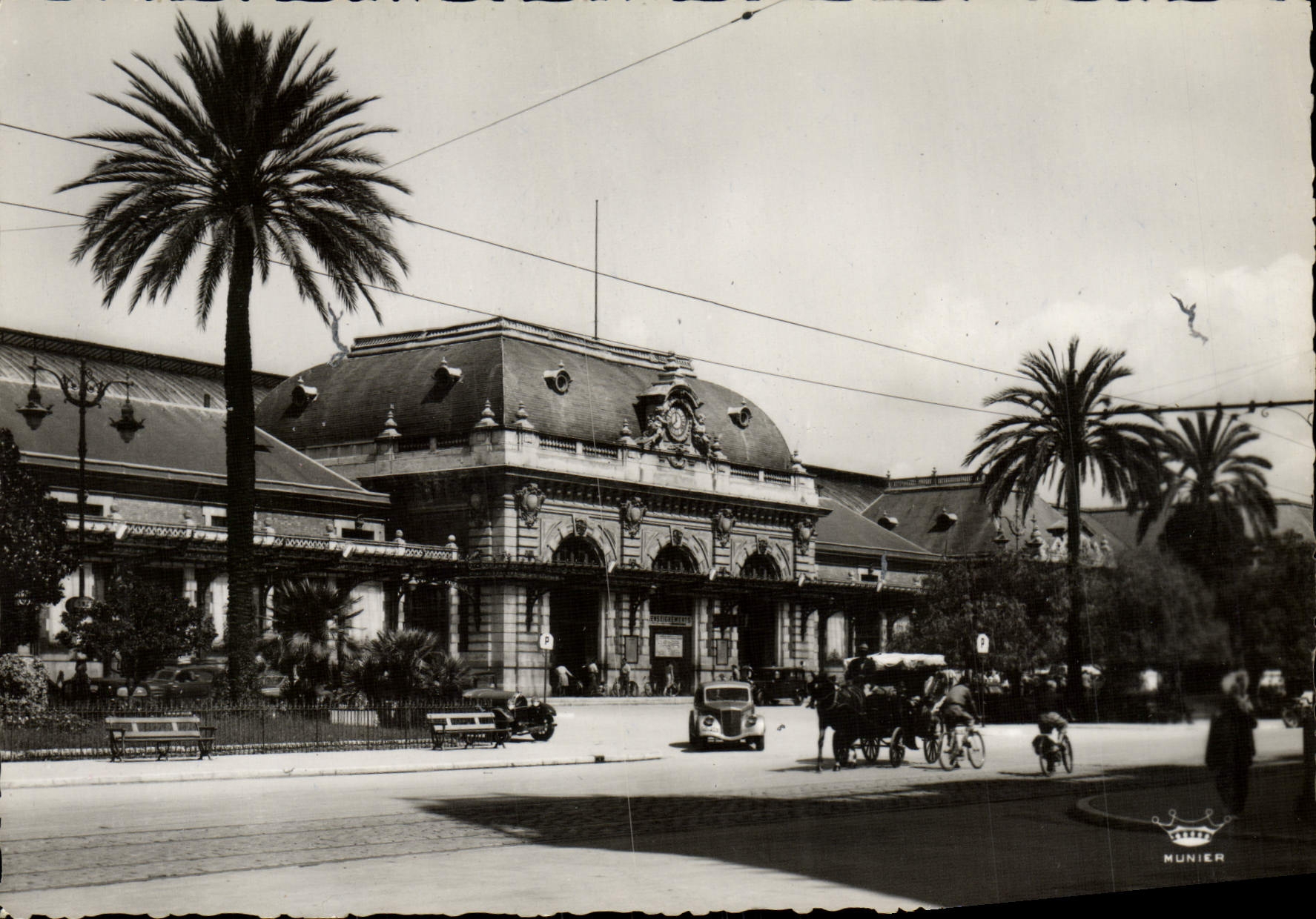POSTAL MODERNA Niza estación de tren S. NR. c.f.