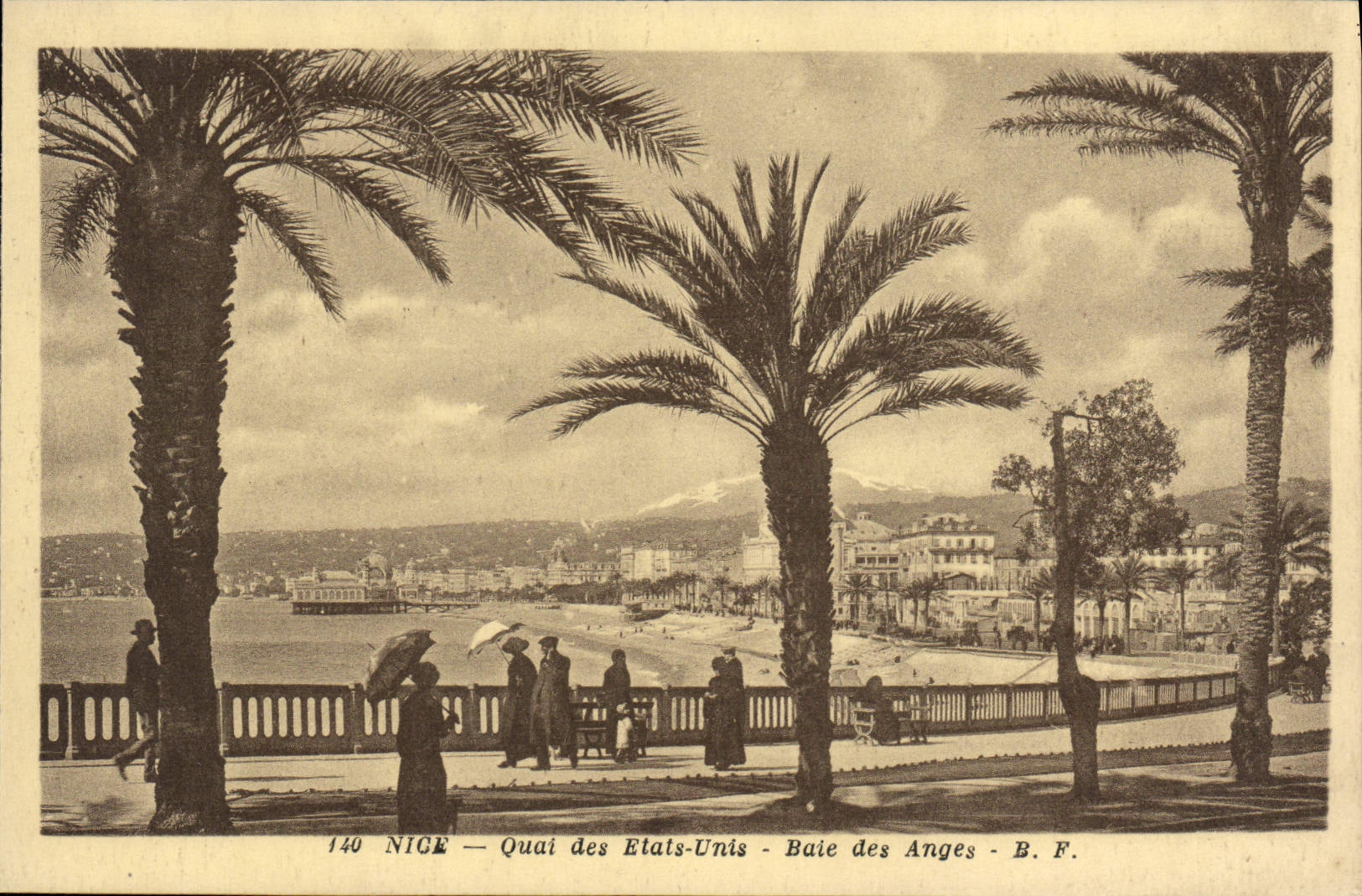 CPA Nice Quai des Etats Unis Baie des Anges 