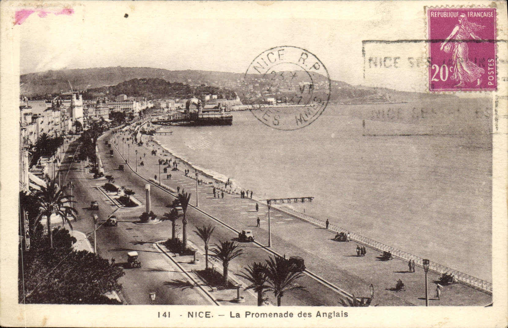 CPA Nice La Promenade des Anglais
