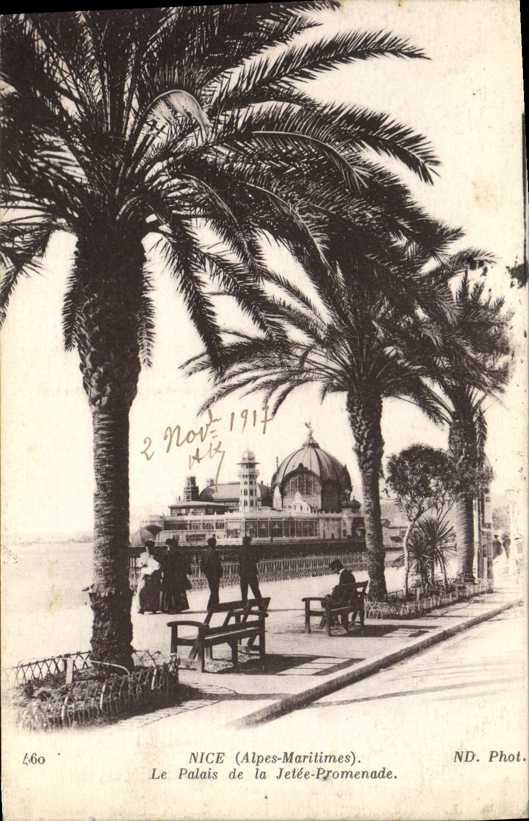 CPA Nice Le Palais de la Jetee Promenade