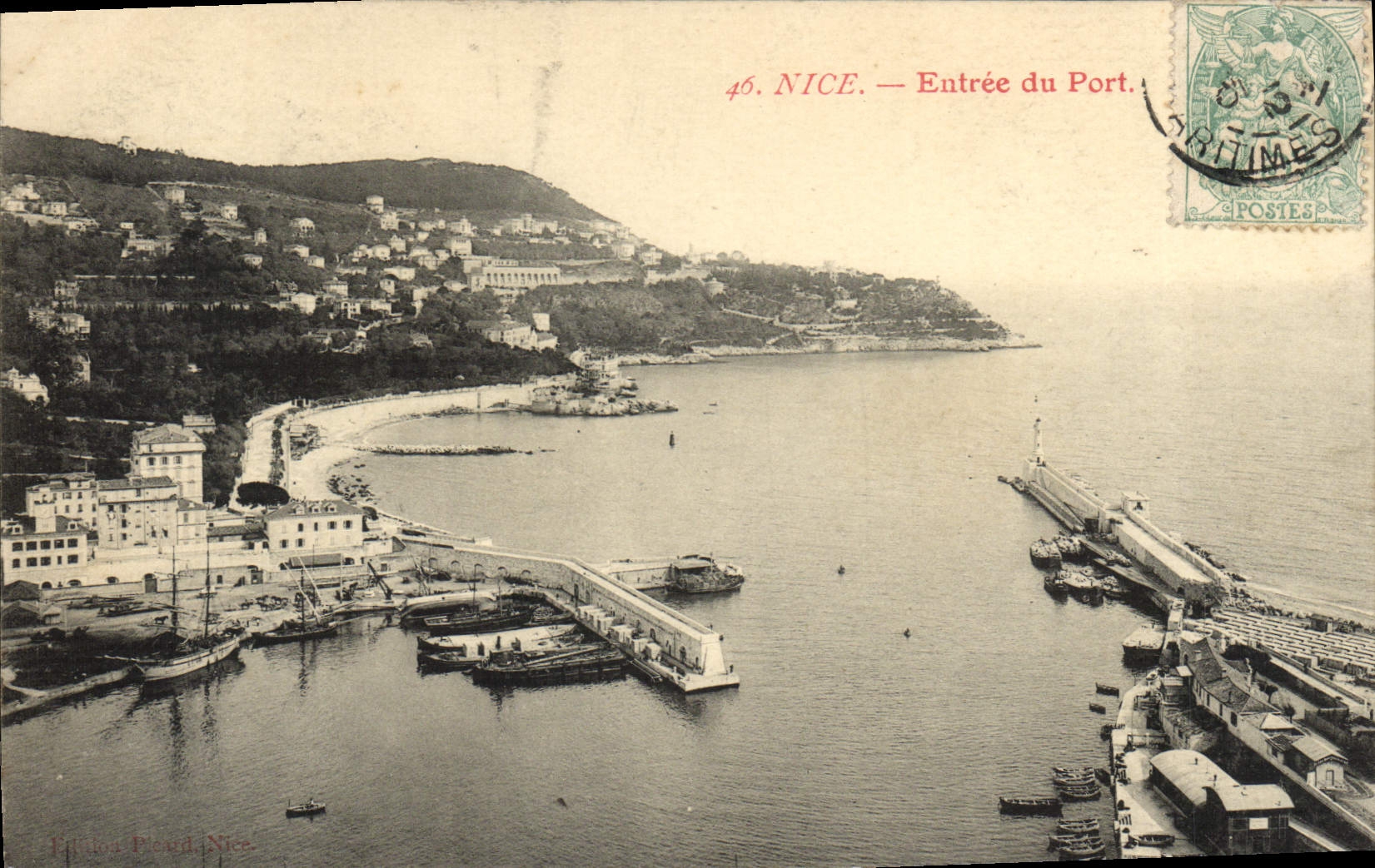 CPA Nice Entree du Port