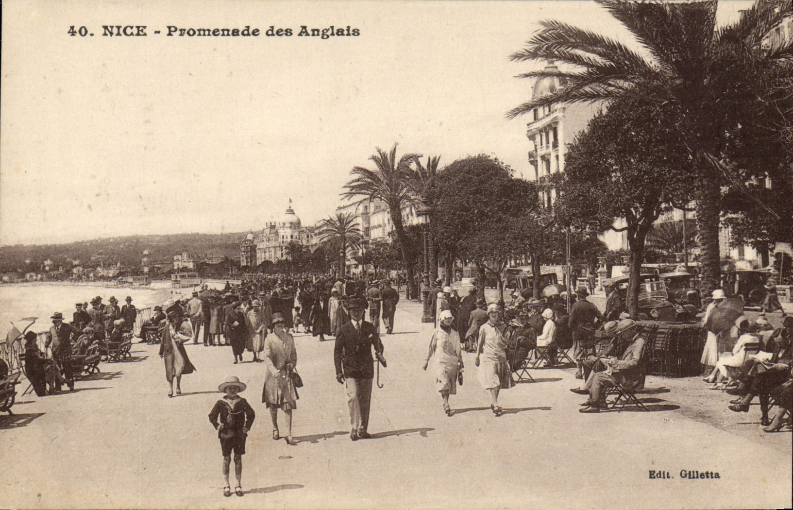 CPA Nice Promenade des Anglais 