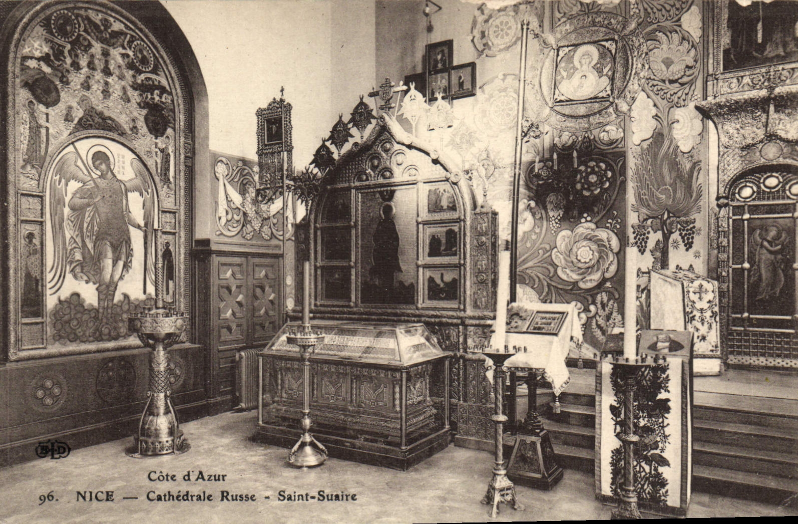 CPA Nice Cathedrale Russe Saint Suaire Russie Russia 